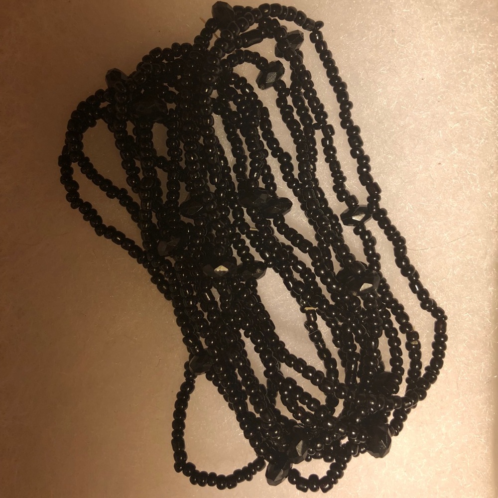 Black stretch bracelets